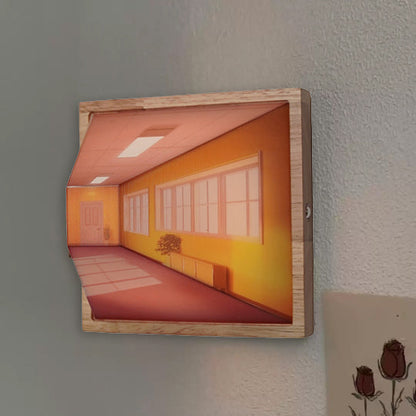 3D OPTISCHE ILLUSIE WAND LAMP