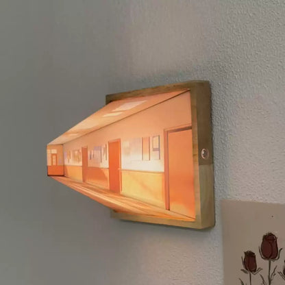 3D OPTISCHE ILLUSIE WAND LAMP